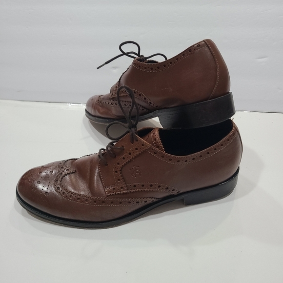 Brooks Brothers Wingtip Oxford Brown Leather Men\'s Dress Shoes Sz.10.5 main image 6